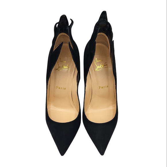 Christian Louboutin Victorina 100 Flame Pumps Black 36 - Picture 8 of 16